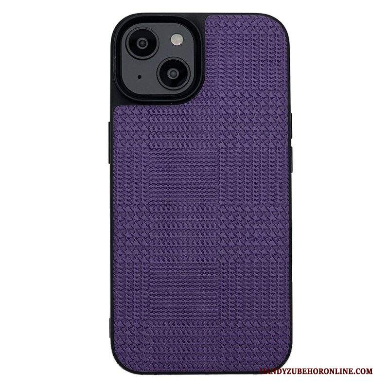 Cover iPhone 14 Plus Stile Tessuto Vili