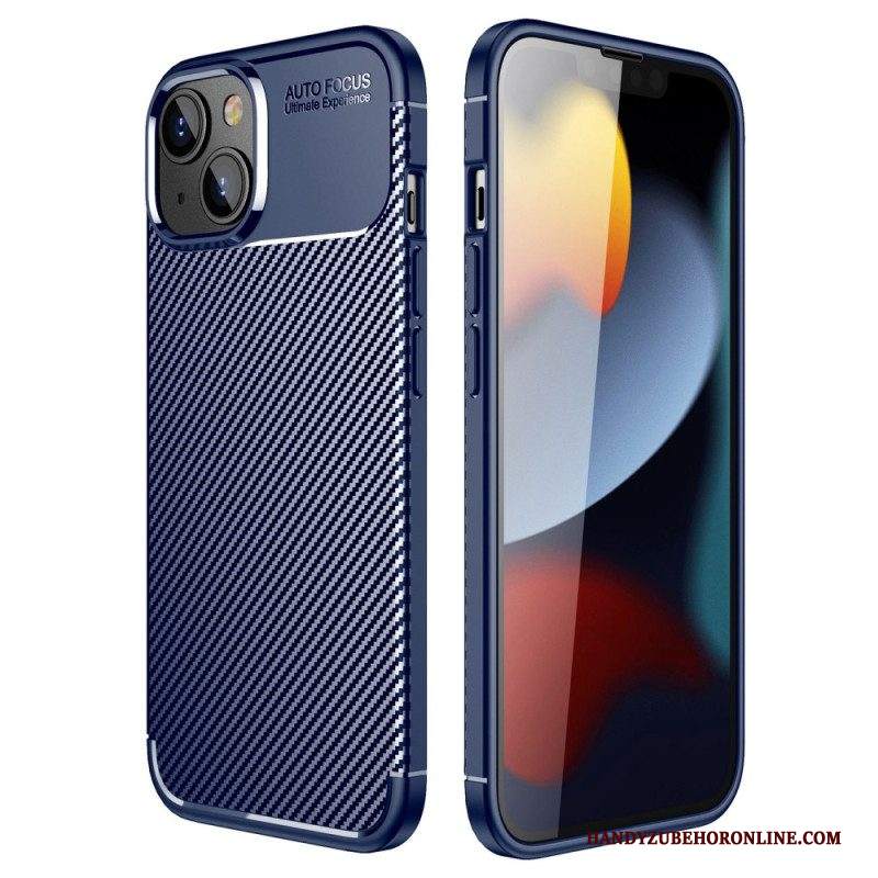 Cover iPhone 14 Plus Struttura Flessibile In Fibra Di Carbonio