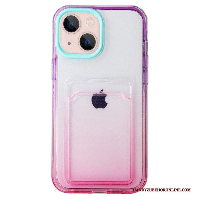 Cover iPhone 14 Portacarte Sfumato