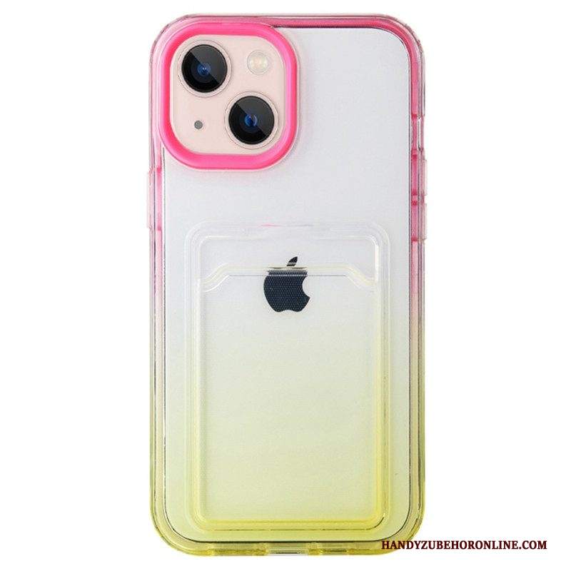 Cover iPhone 14 Portacarte Sfumato