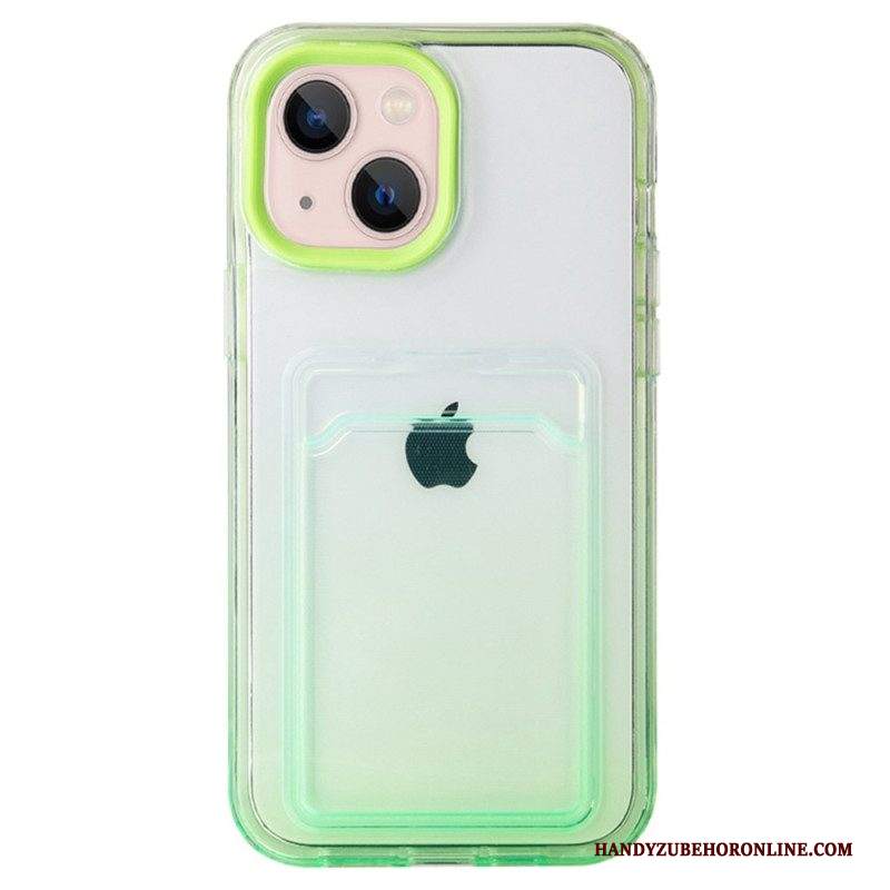 Cover iPhone 14 Portacarte Sfumato