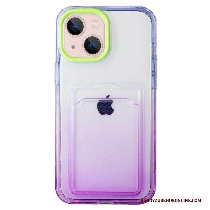 Cover iPhone 14 Portacarte Sfumato