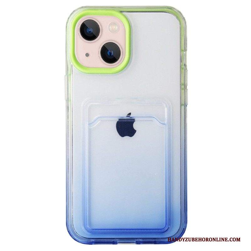 Cover iPhone 14 Portacarte Sfumato