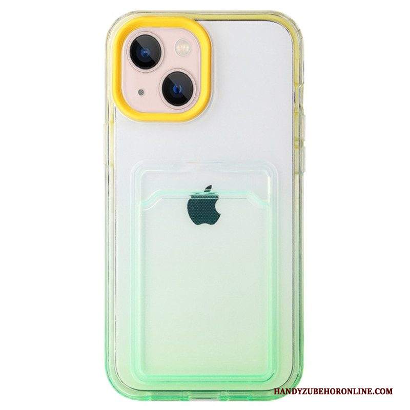 Cover iPhone 14 Portacarte Sfumato