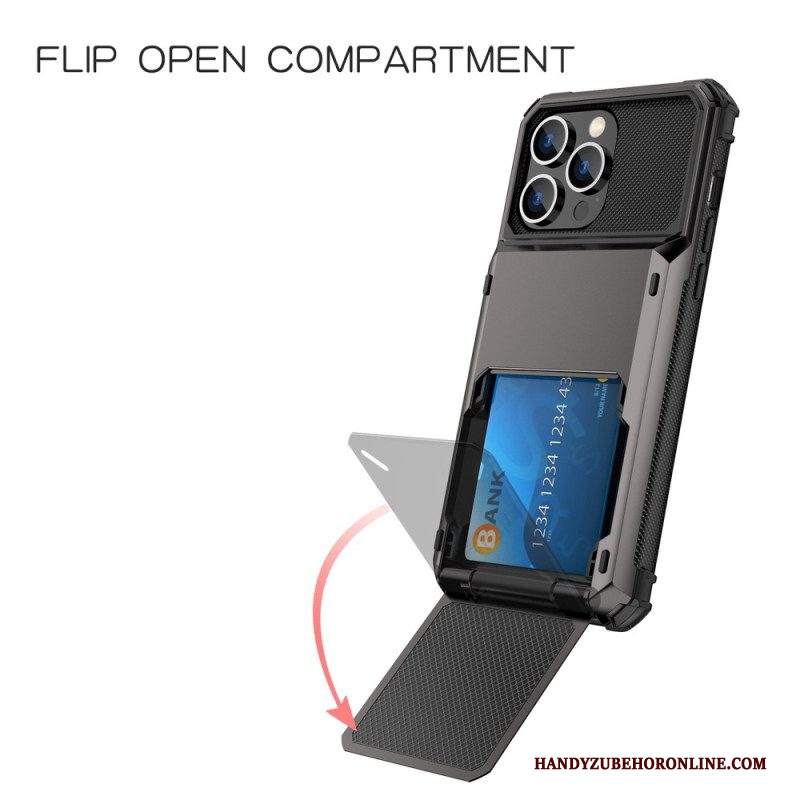 Cover iPhone 14 Portacarte Stile Flip