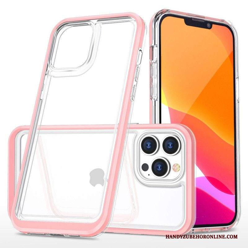 Cover iPhone 14 Pro Bordi Color Cristallo