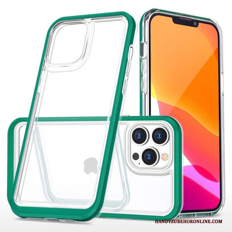 Cover iPhone 14 Pro Bordi Color Cristallo