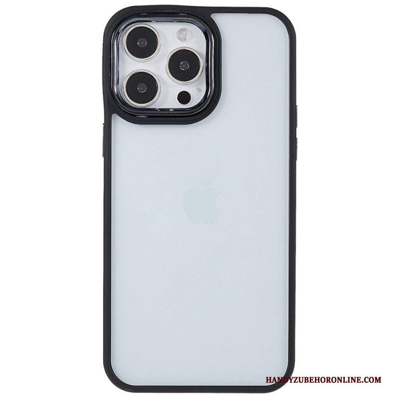 Cover iPhone 14 Pro Bordi Colorati Trasparenti