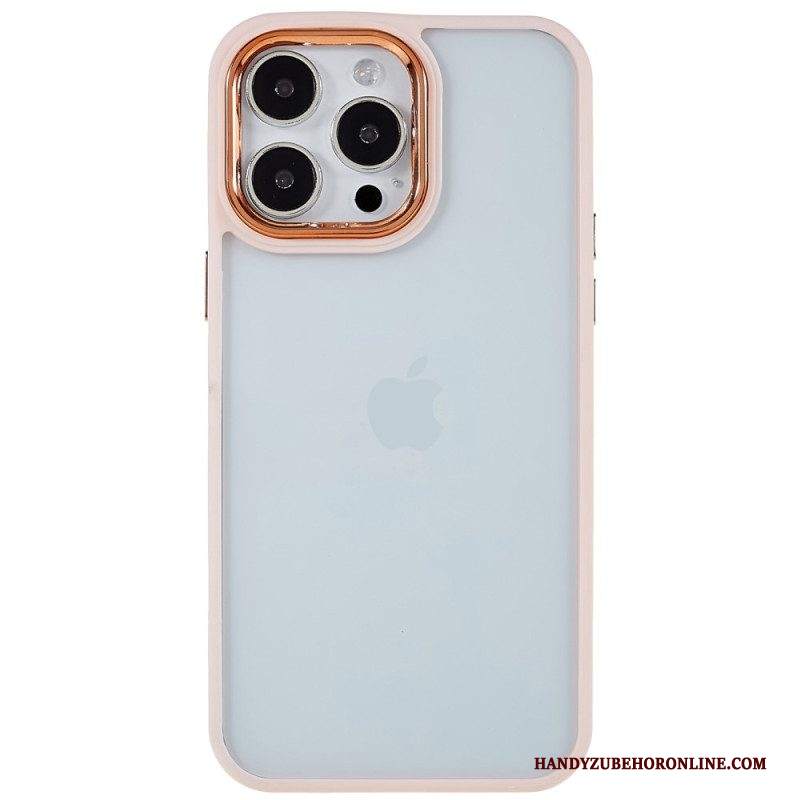 Cover iPhone 14 Pro Bordi Colorati Trasparenti