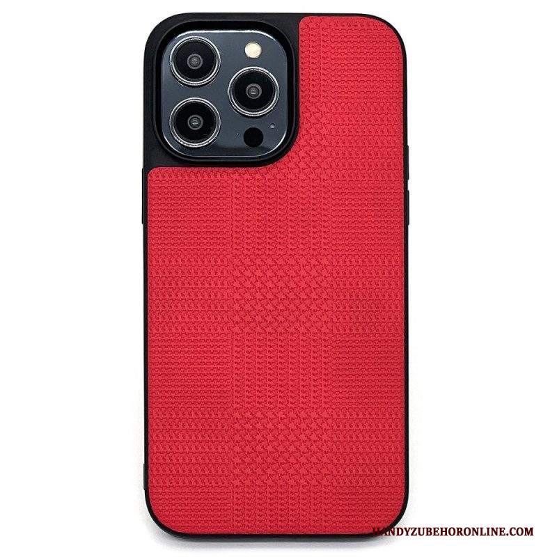 Cover iPhone 14 Pro Ecopelle Incrociata