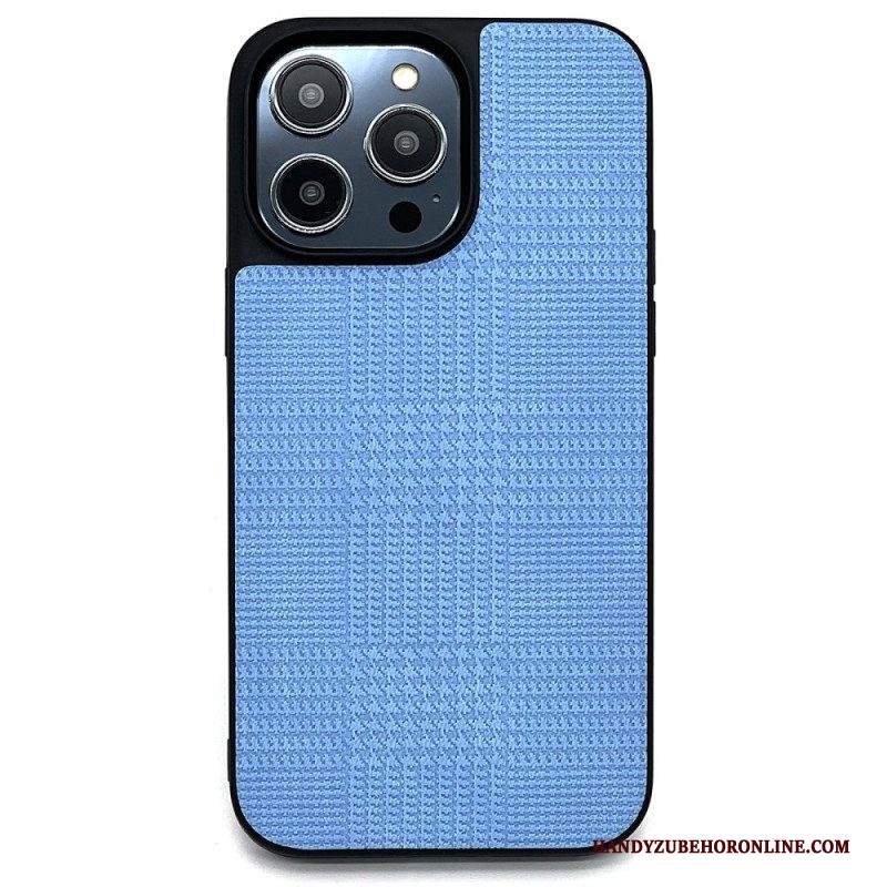 Cover iPhone 14 Pro Ecopelle Incrociata