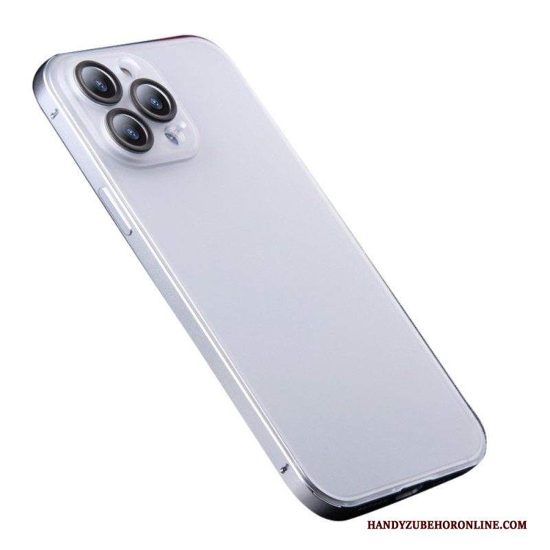 Cover iPhone 14 Pro Effetto Metallo Satinato