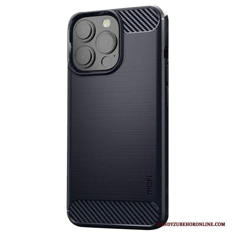 Cover iPhone 14 Pro Fibra Di Carbonio Spazzolata Mofi