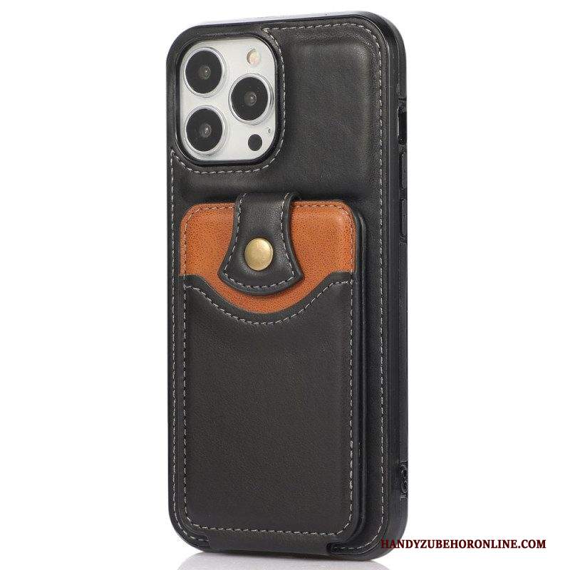 Cover iPhone 14 Pro Folio Cover Portacarte Pieghevole