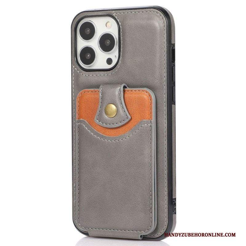 Cover iPhone 14 Pro Folio Cover Portacarte Pieghevole