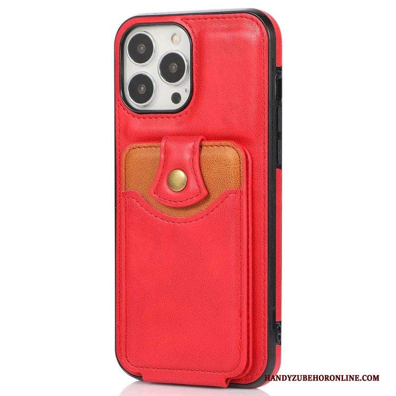 Cover iPhone 14 Pro Folio Cover Portacarte Pieghevole