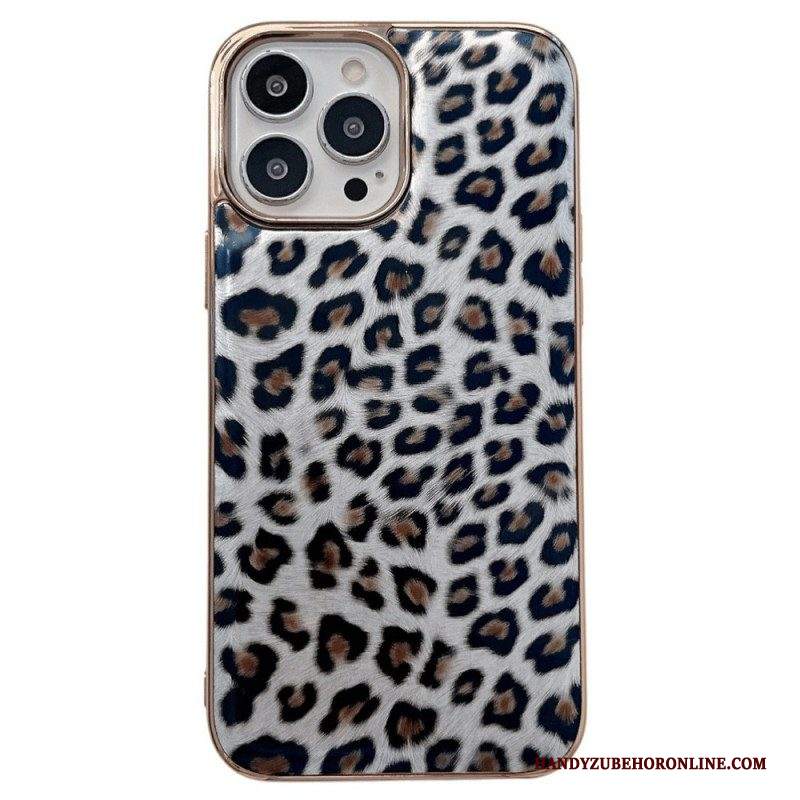 Cover iPhone 14 Pro Leopardo