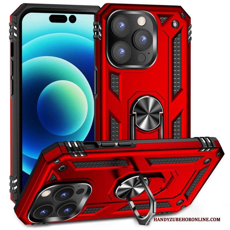 Cover iPhone 14 Pro Max Design Con Staffa Ad Anello