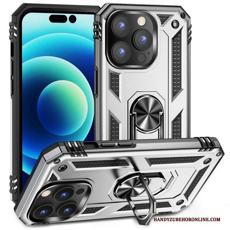 Cover iPhone 14 Pro Max Design Con Staffa Ad Anello