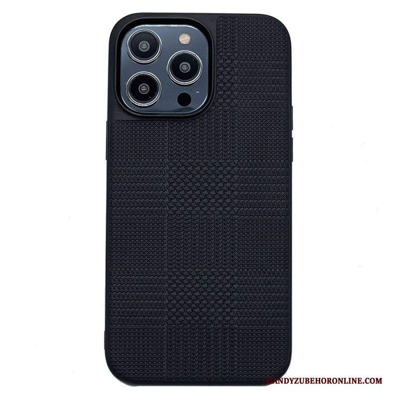 Cover iPhone 14 Pro Max Ecopelle Incrociata