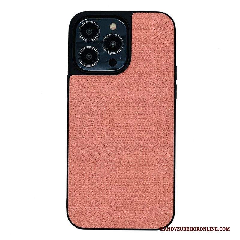 Cover iPhone 14 Pro Max Ecopelle Incrociata