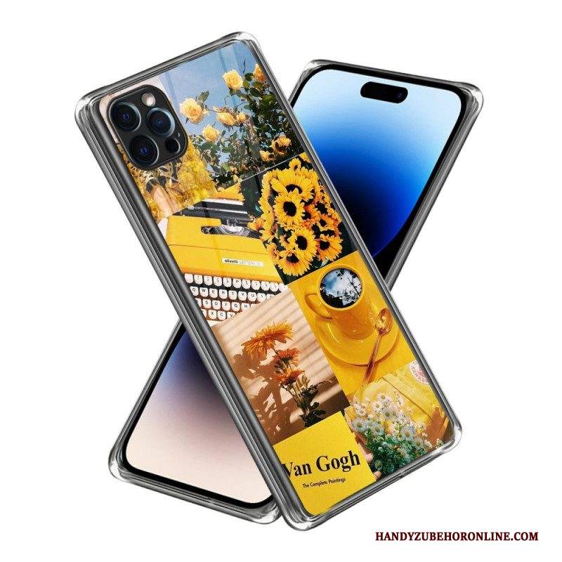 Cover iPhone 14 Pro Max Girasoli Intensi