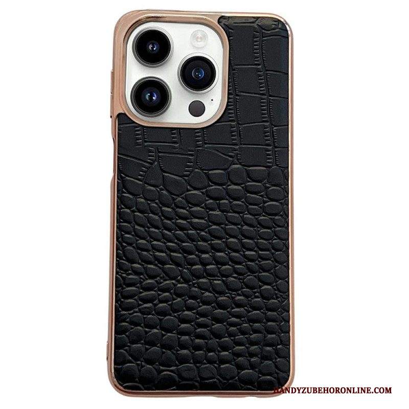 Cover iPhone 14 Pro Max Pelle Texture Coccodrillo