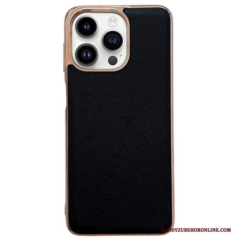 Cover iPhone 14 Pro Max Pelle Vera