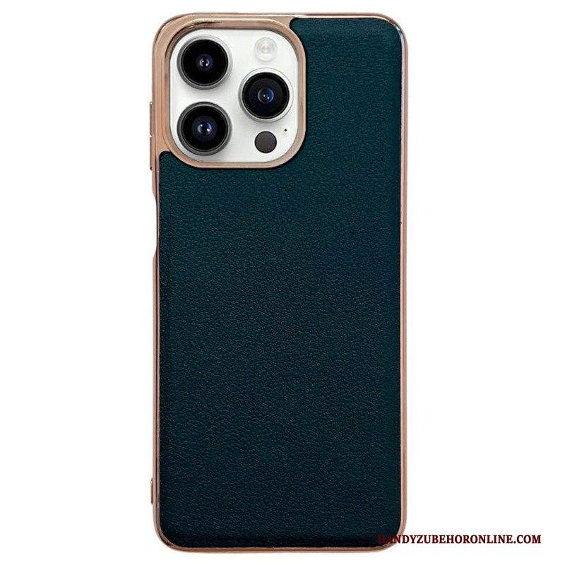 Cover iPhone 14 Pro Max Pelle Vera