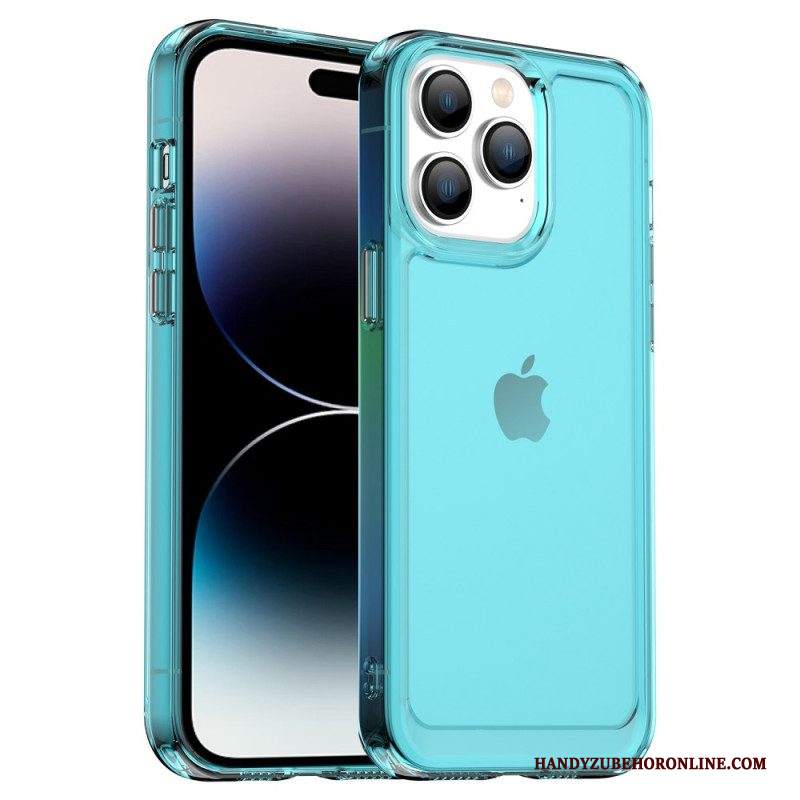 Cover iPhone 14 Pro Max Serie Di Caramelle Trasparenti