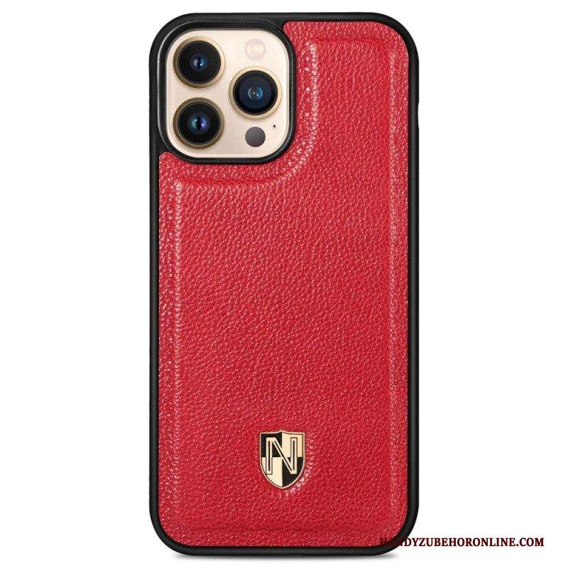 Cover iPhone 14 Pro Max Vera Pelle Caseneo