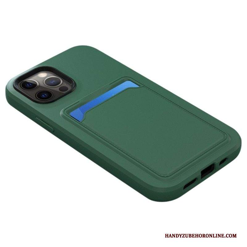 Cover iPhone 14 Pro Porta Carte Bicolore