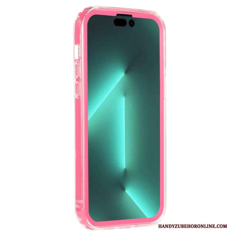 Cover iPhone 14 Pro Portacarte Trasparente