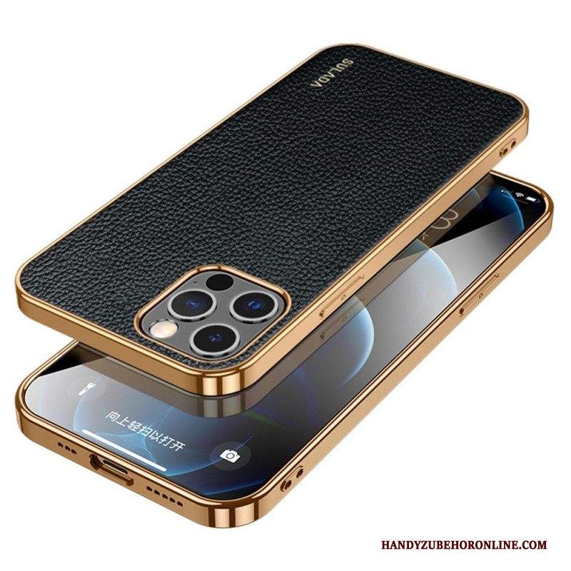 Cover iPhone 14 Pro Stile Pelle Sulada