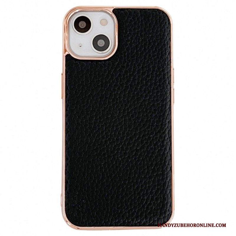 Cover iPhone 14 Serie Star In Vera Pelle