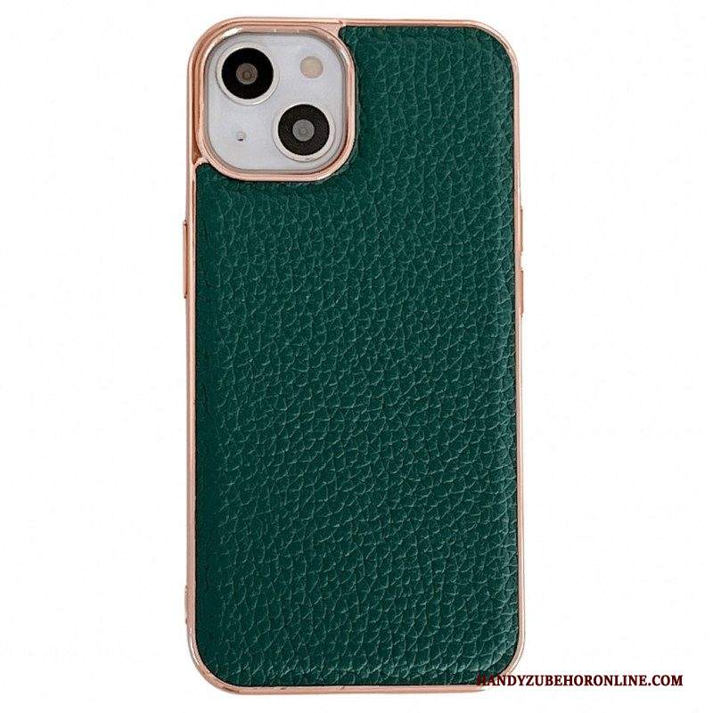 Cover iPhone 14 Serie Star In Vera Pelle