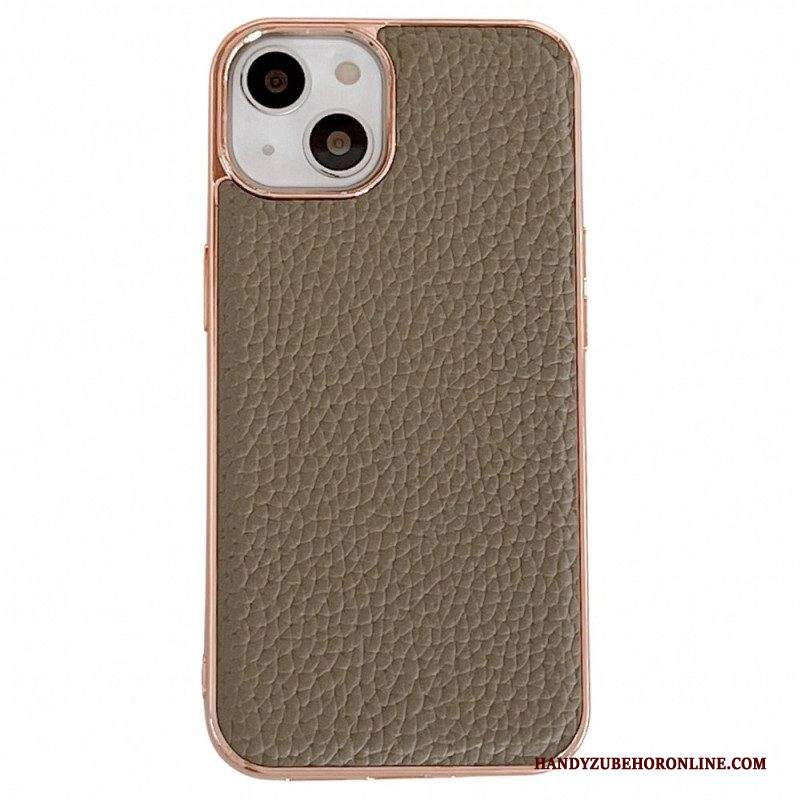 Cover iPhone 14 Serie Star In Vera Pelle