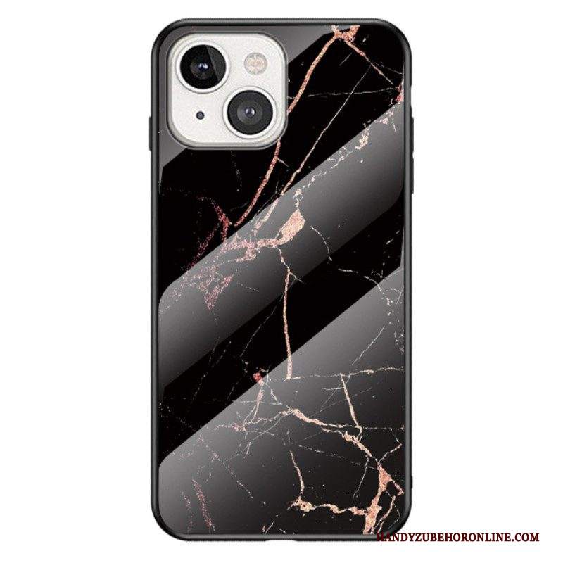 Cover iPhone 14 Vetro Temperato In Marmo