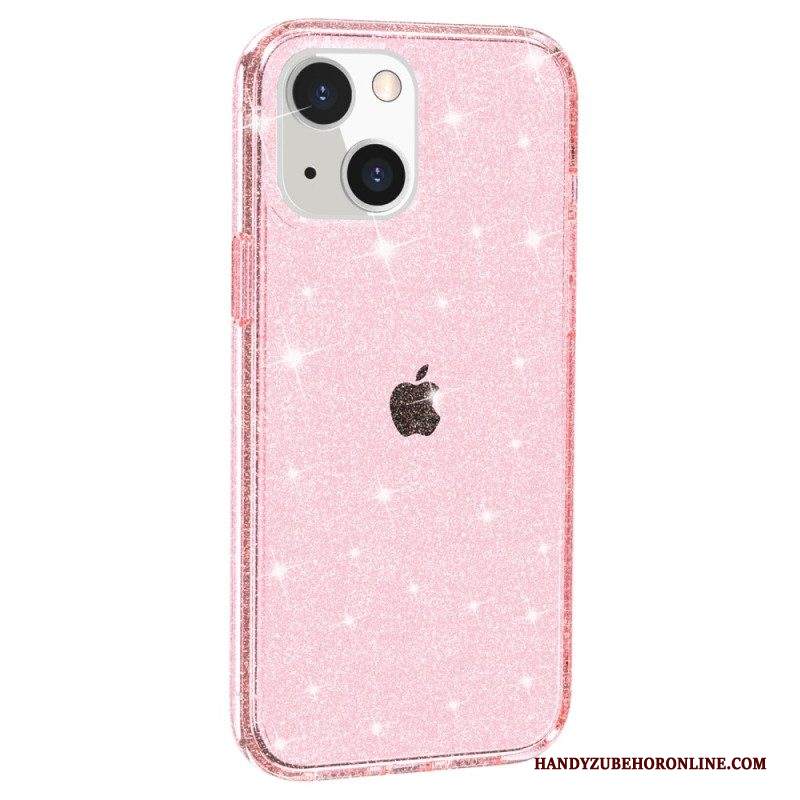 Cover iPhone 15 Glitter Trasparenti