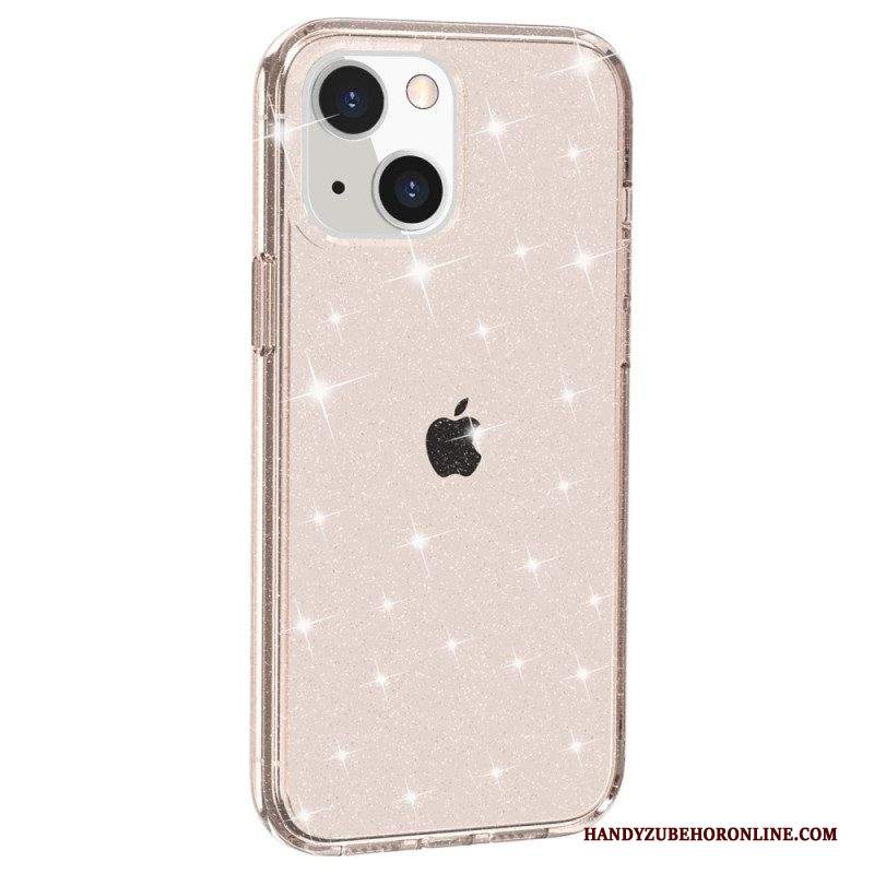 Cover iPhone 15 Glitter Trasparenti