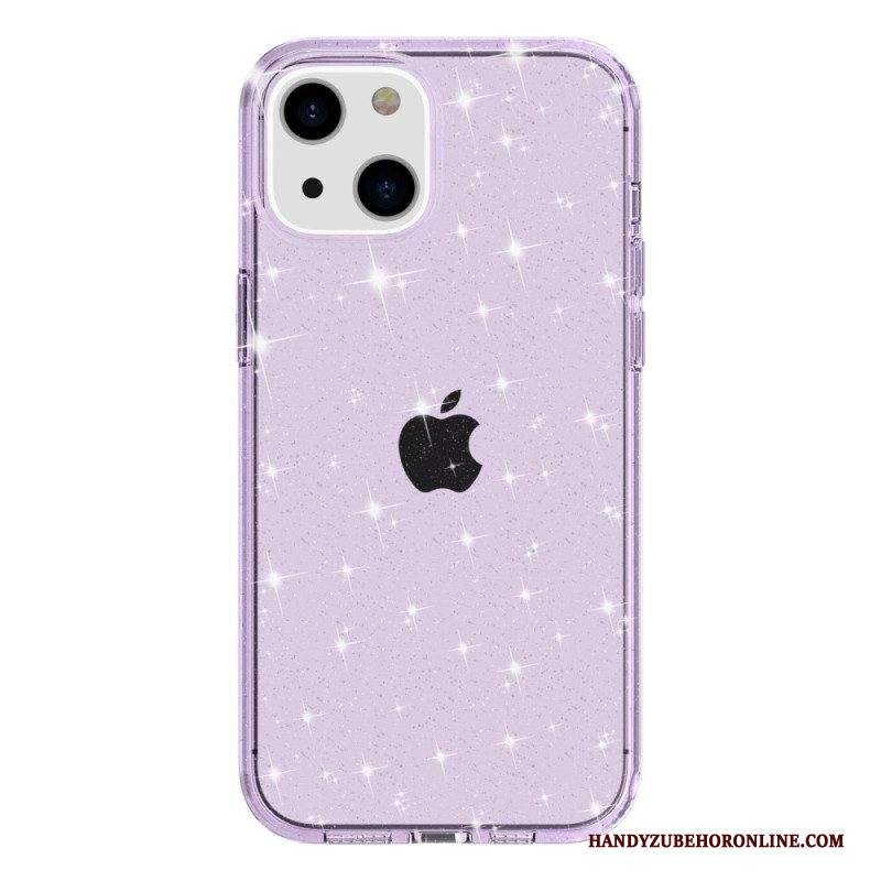 Cover iPhone 15 Glitter Trasparenti