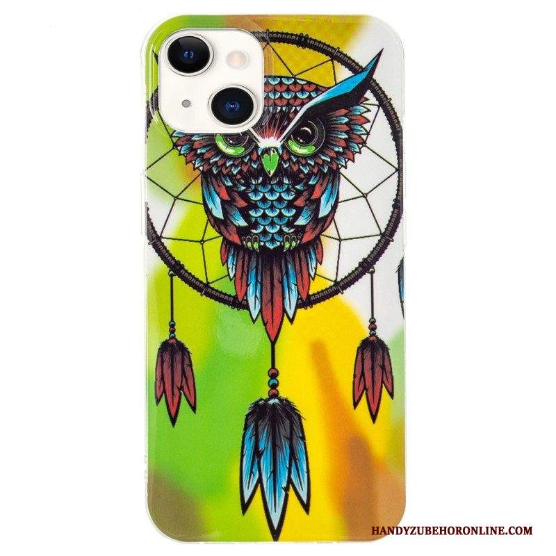 Cover iPhone 15 Plus Acchiappasogni Fluorescente