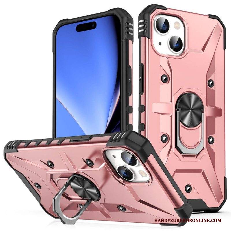 Cover iPhone 15 Plus Anello Di Supporto Magnetico