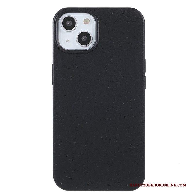 Cover iPhone 15 Plus Design Con Paglia Di Grano