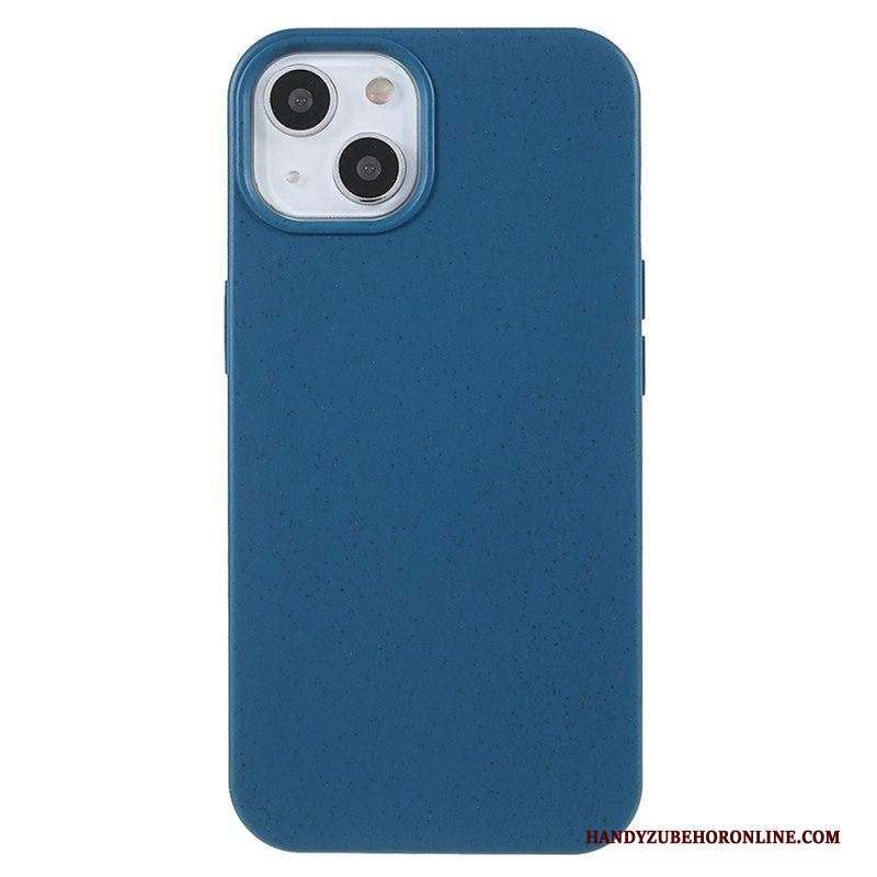 Cover iPhone 15 Plus Design Con Paglia Di Grano