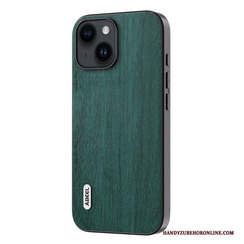 Cover iPhone 15 Plus Elegante Legno Abeel