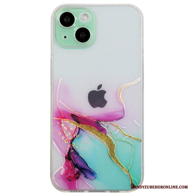 Cover iPhone 15 Plus Lo Stile Del Marmo