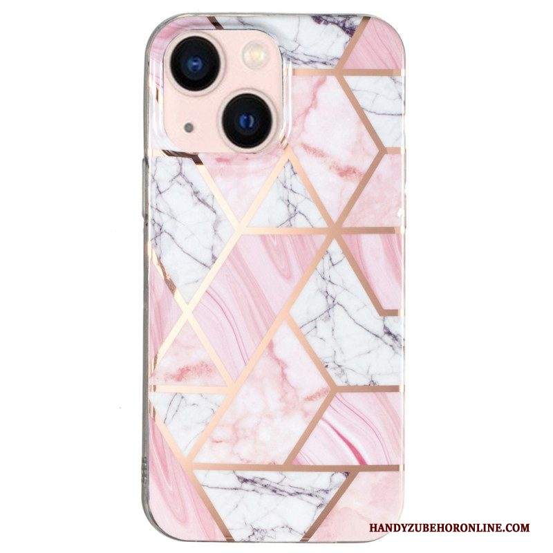 Cover iPhone 15 Plus Marmo Geometrico Appariscente