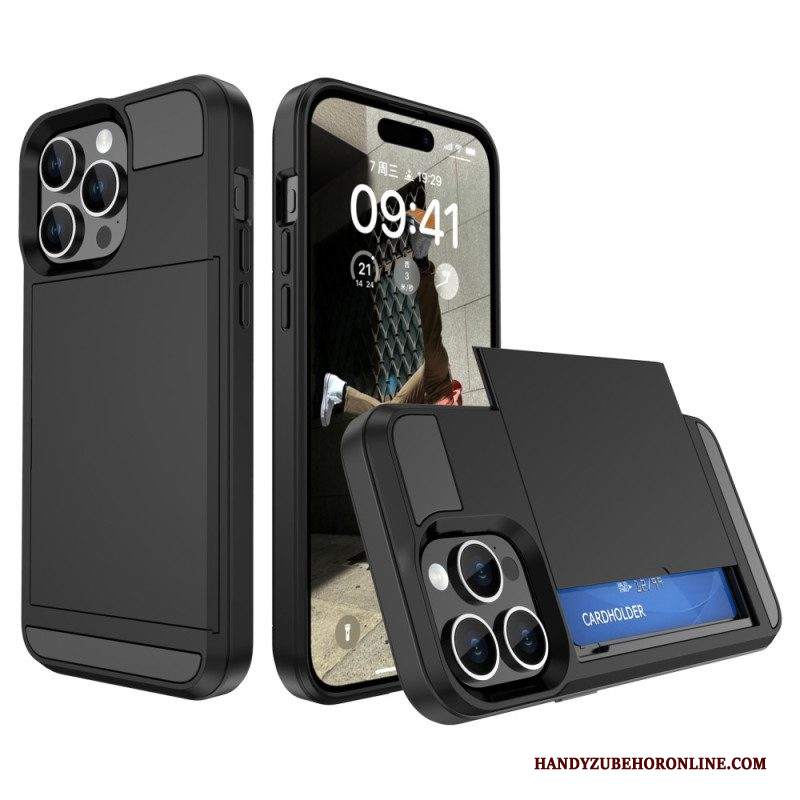 Cover iPhone 15 Plus Portacarte Con Cerniera