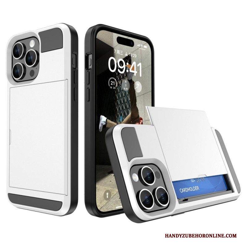 Cover iPhone 15 Plus Portacarte Con Cerniera